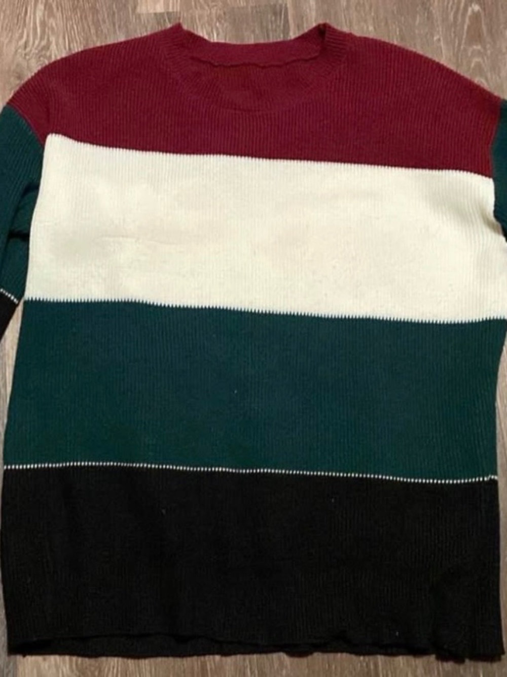 BLOOMCHIC Color Block Sweater